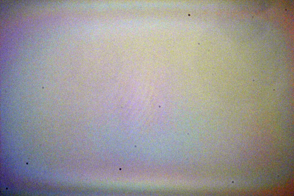 Dust photo after sensor cleaning using compressed "air".
