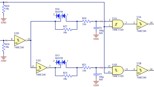 Detailed timing circuitry