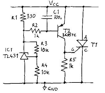 Precision crowbar circuit