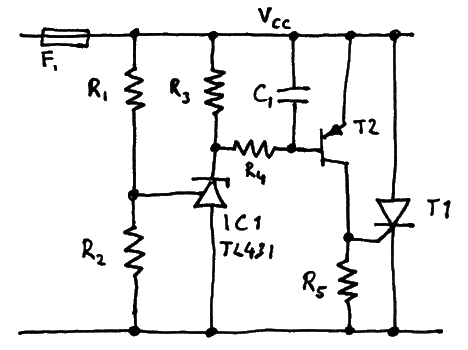 Precision crowbar
 circuit 3