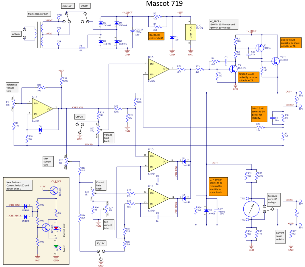 Mascot 719 schematics